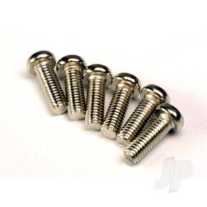 Traxxas Screws, 2.6x8mm roundhead machine (6 pcs)