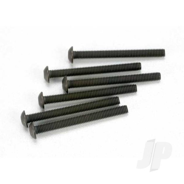 Traxxas Screws, 3x30mm button-head machine (hex drive) (6 pcs)