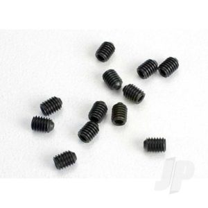 Traxxas Set (grub) screws, 3mm hardened (12 pcs)