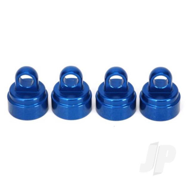 Traxxas Shock caps, aluminium (Blue-anodized) (4 pcs) (fits all Ultra shocks)