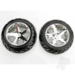 Traxxas Tyres and Wheels, Assembled Glued Anaconda Tyres (1 Left, 1 Right)