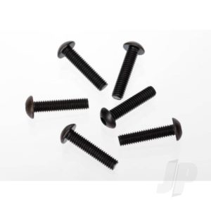 Traxxas Screws, 4x18mm button-head machine (hex drive) (6 pcs)