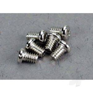Traxxas Low speed spray bar screws, 2x4mm roundhead machine screws (6 pcs)