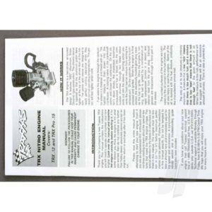 Traxxas Engine manual, TRX