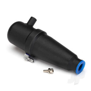 Traxxas Tuned pipe, assembled (N. Rustler, N. 4-Tec, N. Sport style) (TRX 2.5, 2.5R) (replaces 4452)