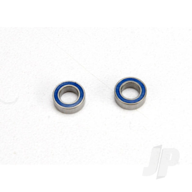 Traxxas Ball bearings, Blue rubber sealed (4x7x2.5mm) (2 pcs)