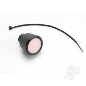 Traxxas Air filter housing / foam insert / Jato air filter base (Long, straight) / cable tie (1-each) (TRX 2.5, 2.5R, 3.3)