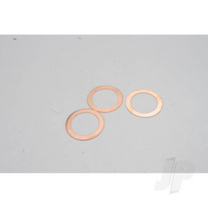 Traxxas Gaskets, cooling head: 0.20, 0.30, 0.40mm (1 each) (0.30mm stock) (TRX 3.3)