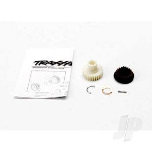 Traxxas Primary gears, forward and reverse / 2x11.8mm pin / pin retainer / disc spring