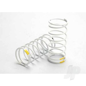 Traxxas Spring, shock (white) (GTR) (Front 0.7 yellow) (1 pair)