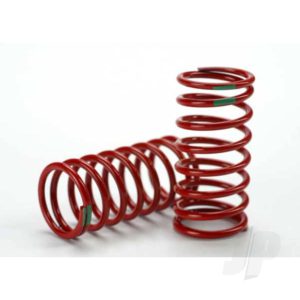 Traxxas Spring, shock (Red) (GTR) (3.5 rate Green) (1 pair)