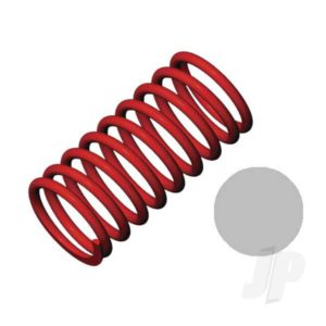 Traxxas Spring, shock (Red) (GTR) (4.9 rate silver) (std. Front 120mm) (1 pair)