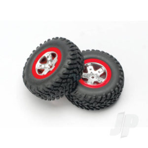 Traxxas Tyres and Wheels, Assembled Glued SCT Off-Road Tyres (2 pcs)