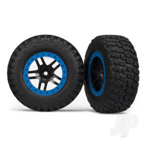 Traxxas Tyre and Wheel Assembly (2 pcs)