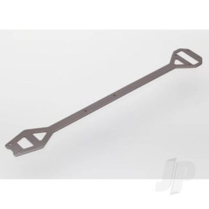 Traxxas Chassis brace, 6061-T6 aluminium (dark titanium anodized)