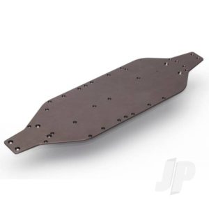 Traxxas Chassis, 6061-T6 aluminium (dark titanium anodized)