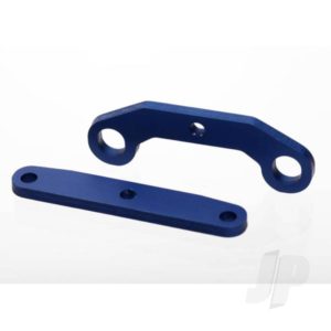 Traxxas Bulkhead tie bars, Front & Rear, aluminium (Blue-anodized)