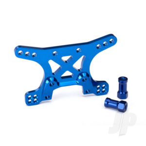 Traxxas Shock tower, Front, 7075-T6 aluminium (Blue-anodized)