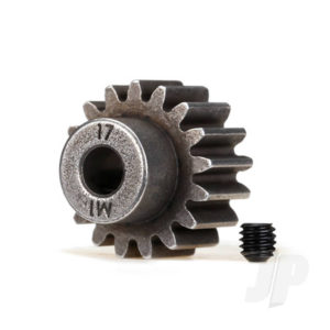 Traxxas 17-T Pinion Gear (1.0 metric pitch) Set (fits 5mm shaft)
