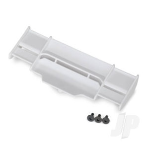 Traxxas Wing, Rustler 4X4 (white) / 3x8 FCS (3 pcs)