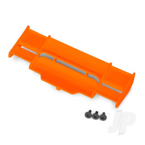 Traxxas Wing, Rustler 4X4 (orange) / 3x8 FCS (3 pcs)