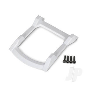 Traxxas Skid plate, roof (Body) (white) / 3x12 CS (4 pcs)