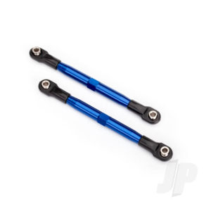 Traxxas Toe links (Tubes Blue-anodized, 7075-T6 aluminium, stronger than titanium) (87mm) (2 pcs) / rod ends (4 pcs) / aluminium wrench (1pc)