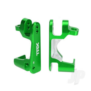 Traxxas Caster blocks (C-Hubs), 6061-T6 aluminium (Green-anodized), left & right