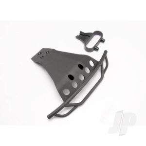 Traxxas Bumper, Front / bumper mount, Front (black)
