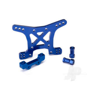 Traxxas Shock tower, Front, 7075-T6 aluminium (Blue-anodized)