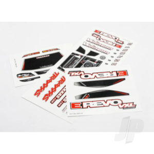 Traxxas Decal sheets, 1:16 E-Revo VXL