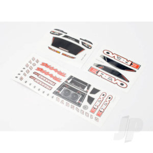Traxxas Decal sheets, 1:16 E-Revo