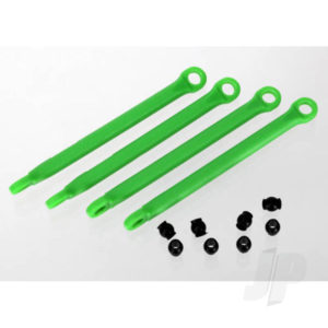 Traxxas Push rod (moulded composite) (Green) (4 pcs) / hollow balls (8 pcs)