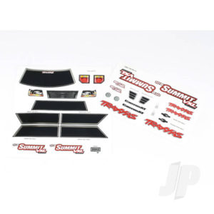 Traxxas Decal sheets, 1:16 Scale Summit VXL
