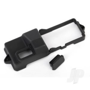 Traxxas Box, receiver / ESC mount / rubber plug / adhesive foam tape (2 pcs)