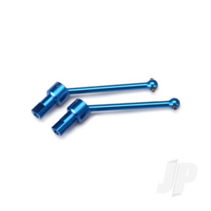 Traxxas Driveshaft assembly, Front & Rear, 6061-T6 aluminium (Blue-anodized) (2 pcs)