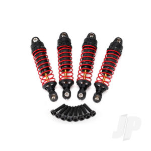 Traxxas Shocks, GTR hard-anodized, PTFE-coated aluminium bodies with TiN shafts (fully assembled with springs) (4 pcs) / 2.5x10mm CS (8 pcs)