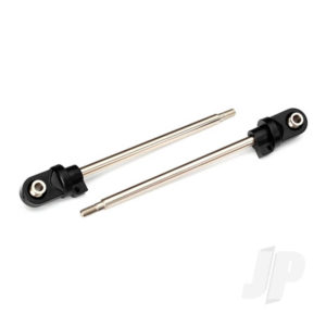 Traxxas Shaft, GTX shock, 110mm (assembled with rod ends & hollow balls) (Steel, chrome finish) (2 pcs)