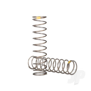 Traxxas Springs, shock (natural finish) (GTS) (0.22 rate, yellow stripe) (2 pcs)