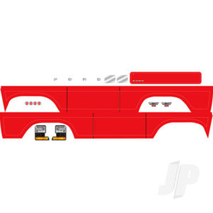 Traxxas Decal sheet, Bronco, Red (fits #8010 Body)