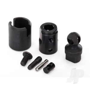Traxxas Output drive, transmission or Differential (pin retainer (1pc) / drive cup (1pc) / drive ball (1pc) / drive pin (1pc) / 3x11 screw pin (1pc) / cross pin (black) (1pc) 3x6 BCS with threadlock (1pc))
