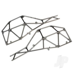 Traxxas Tube Chassis, side section (left & right) (satin black chrome-plated)