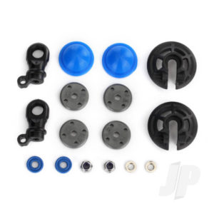 Traxxas Rebuild kit, GTR shocks (x-rings, bladders, pistons, piston nuts, shock rod ends) (renews 2 shocks)