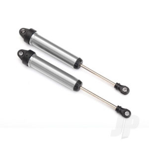 Traxxas Shocks, GTR, 160mm, silver aluminium (fully assembled with out springs) (Rear, no threads) (2 pcs)