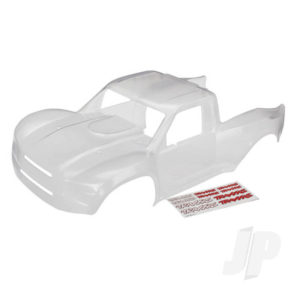 Traxxas Body, Desert Racer (clear, trimMedium, requires painting) / decal sheet