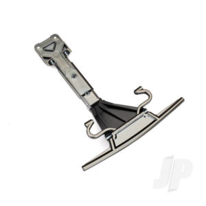 Traxxas Skidplate, Front (plastic) (satin black chrome-plated)