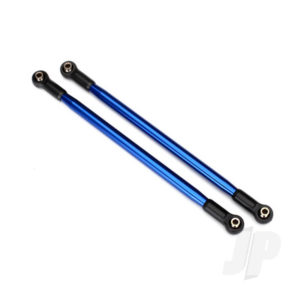 Traxxas Suspension link, Rear (upper) (Aluminium, Blue-anodized) (10x206mm, center to center) (2 pcs) (assembled with hollow balls)