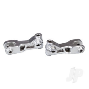 Traxxas Sway bar arms, Front (satin-plated)