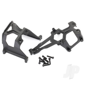 Traxxas Chassis supports, Front & Rear / 3x12mm BCS (4 pcs) / 3x15mm CS (4 pcs) / 4x14mm BCS (1pc)