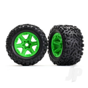 Traxxas Tyres and Wheels, Assembled Glued Talon EXT Tyres (2 pcs)